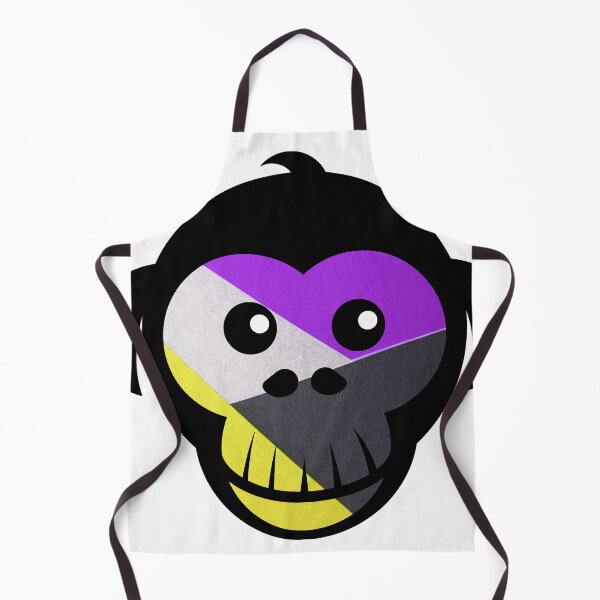 Item preview, Nonbinary Monkey Face designed and sold by BuzzySpaceBee.