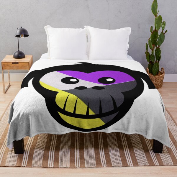 Item preview, Nonbinary Monkey Face designed and sold by BuzzySpaceBee.