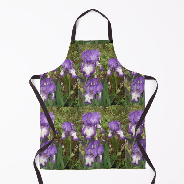 Item preview,  Iris Flower Purple and White designed and sold by Sarah  Rajkotwala.
