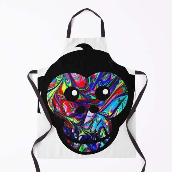 Item preview, Marble Rainbow Pride Monkey Face designed and sold by BuzzySpaceBee.