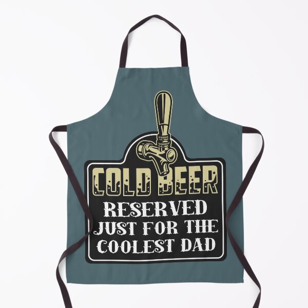 Item preview, Cold Beer Reserved Just for the Coolest Dad designed and sold by MonkeyPaper.