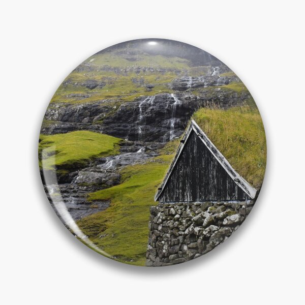 Item preview, Saksun - enchanting village with grass roof houses.  designed and sold by Iceland-Effect.