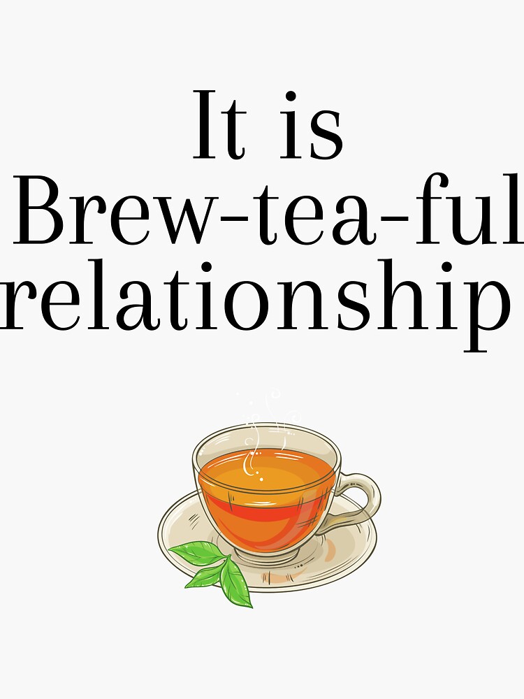 " Chai/Tea lover and funny ,tea is my vaccine" Sticker for Sale by