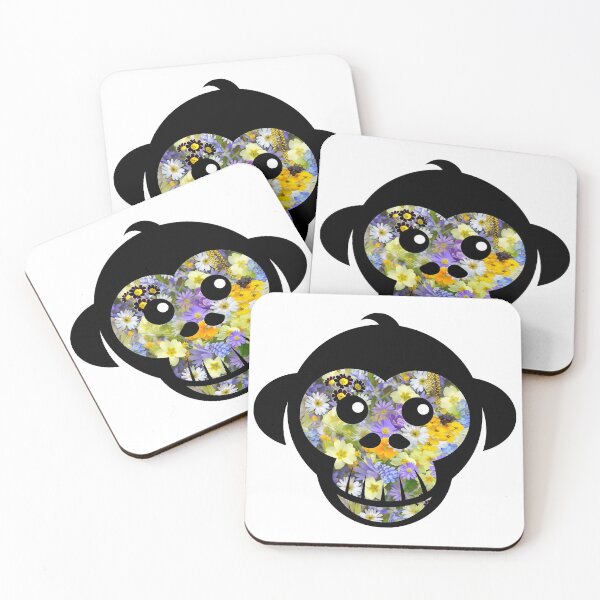 Item preview, Flower Monkey Face designed and sold by BuzzySpaceBee.