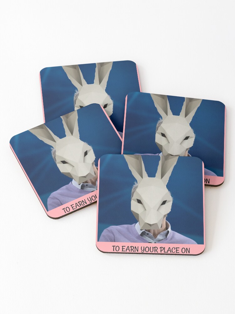 Thumbnail 1 of 5, Coasters (Set of 4), Dr. Rabbit designed and sold by fithpost.