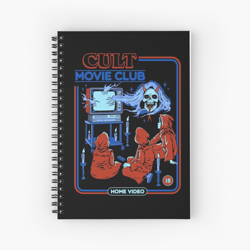 Cult Movie Club Spiral Notebook