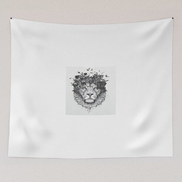 Item preview, Beautiful drawnig for king of animals designed and sold by Anzakaizen.