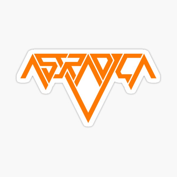 Astradica logo (orange) Sticker