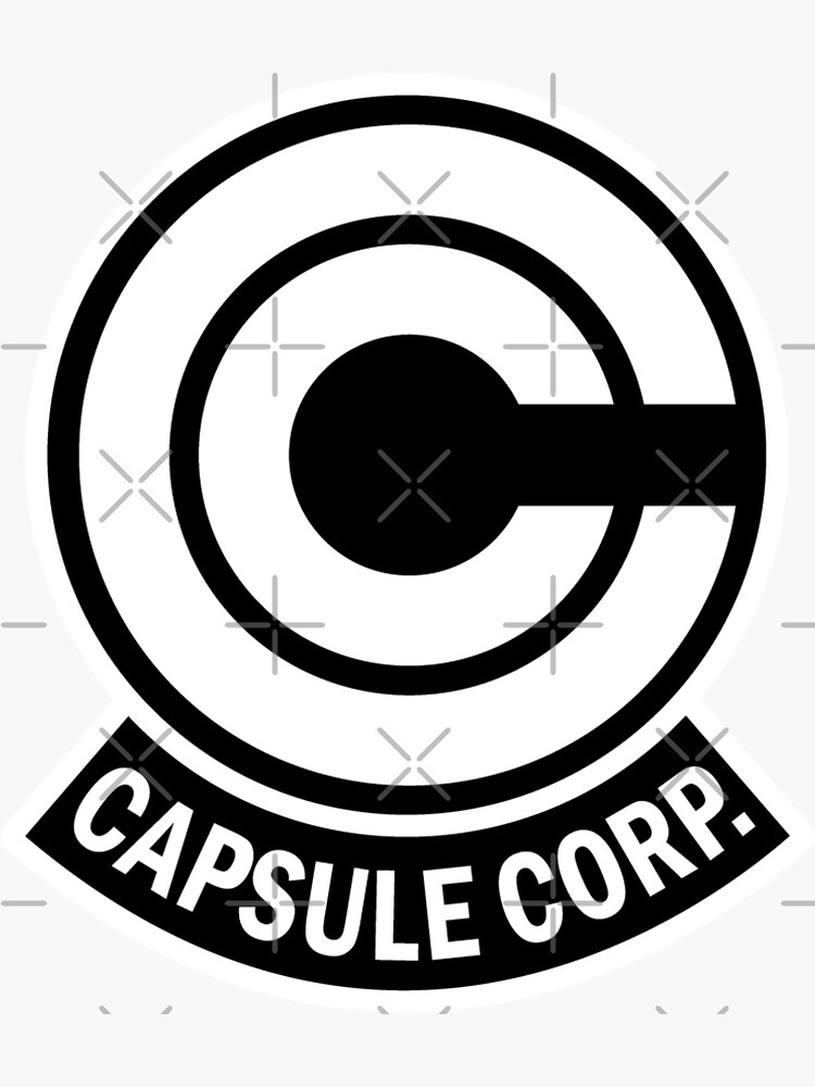 Capsule Corp Logo Sticker By Julegendju Redbubble