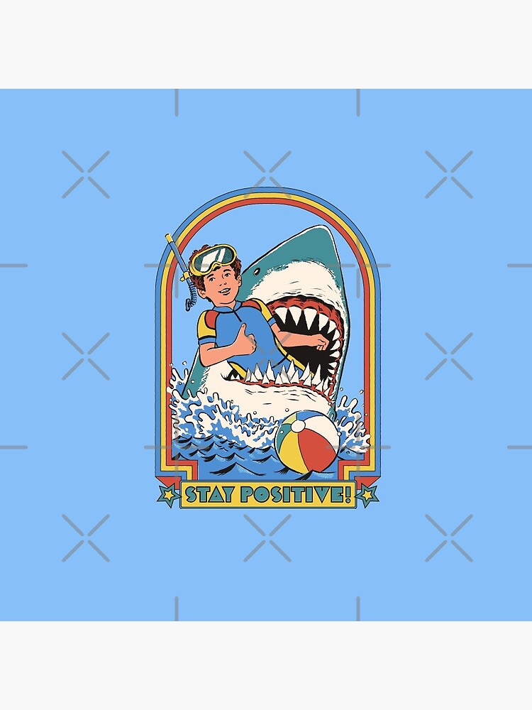 Thumbnail 3 of 3, Pin, Stay Positive designed and sold by Steven Rhodes.