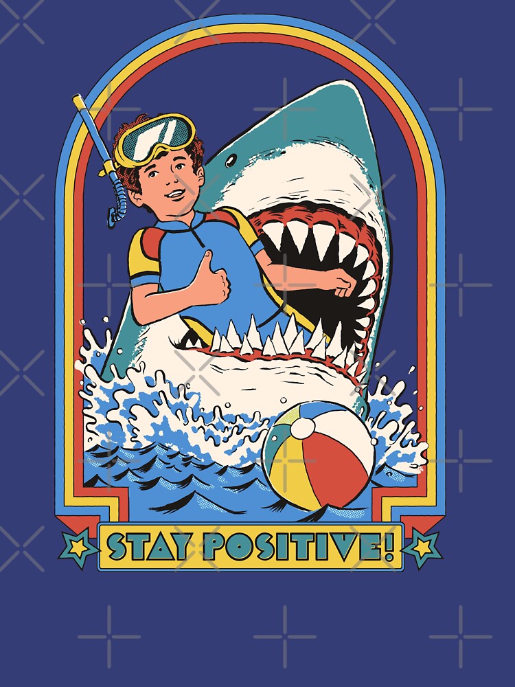 Thumbnail 7 of 7, Classic T-Shirt, Stay Positive designed and sold by Steven Rhodes.