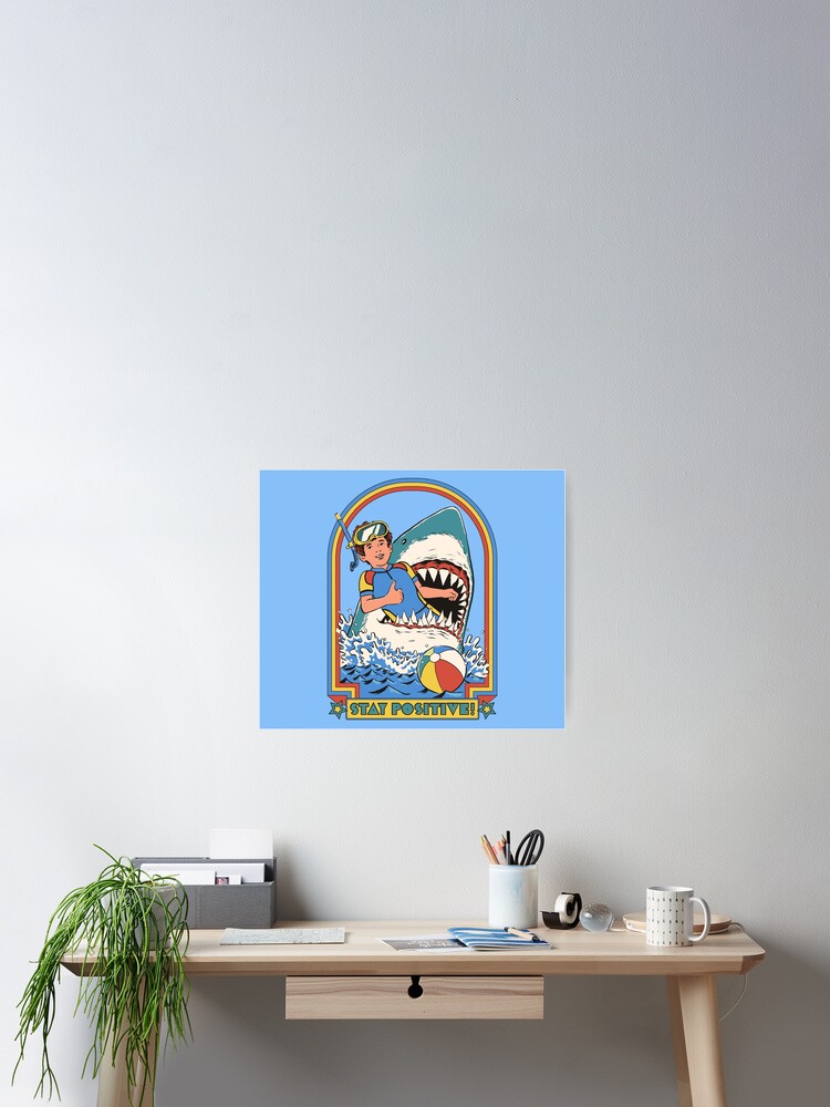 Thumbnail 2 of 3, Poster, Stay Positive designed and sold by stevenrhodes.