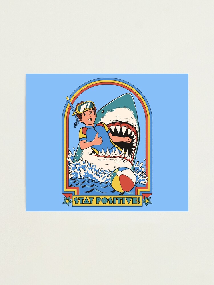Alternate view of Stay Positive Photographic Print