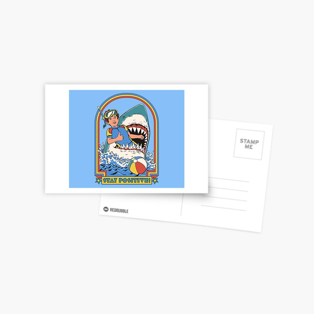 Stay Positive Postcard