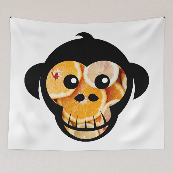 Item preview, Citrus Monkey Face designed and sold by BuzzySpaceBee.