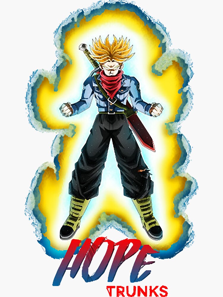 "Trunks HOPE " Sticker by GableTait Redbubble