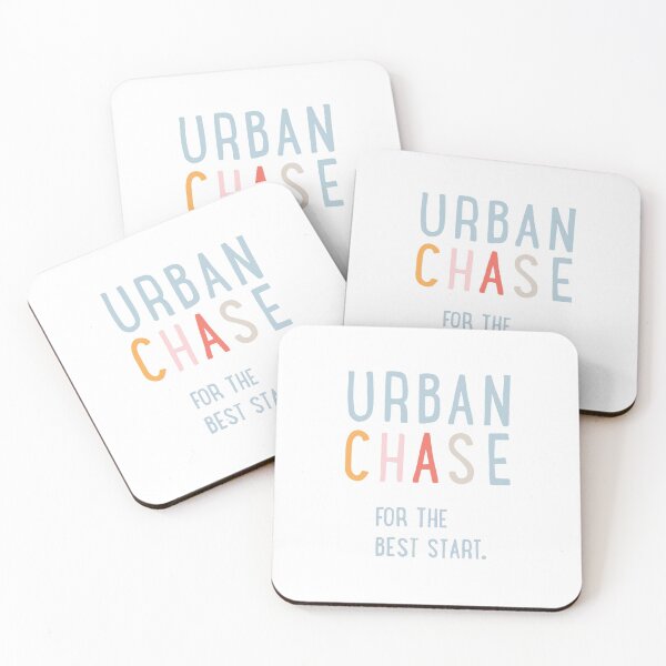 Item preview, Urban Chase Logo "For the Best Start" Design designed and sold by ARZArts.