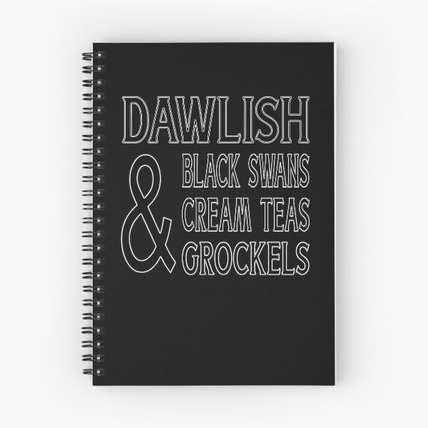 Item preview, Dawlish Black Swans Cream Teas & Grockels designed and sold by GACreative63.