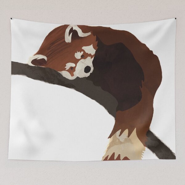 Item preview, Red Panda on a Tree Branch designed and sold by calliew1217.