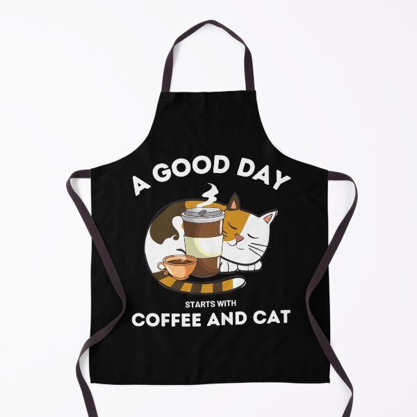 Item preview, A Good Day Starts With Coffee and Cat Sticker Pack designed and sold by Crafty-Mornings.