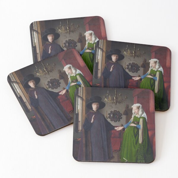 Item preview, Jan van Eyck's Arnolfini Portrait designed and sold by mosfunky.