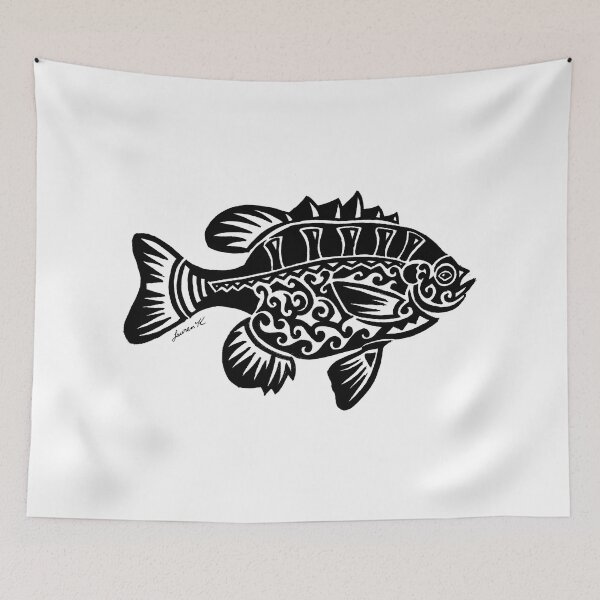 Item preview, Bluegill Tribal Design  designed and sold by KitayamaDesigns.