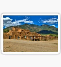 Taos Pueblo Nouveau-Mexique Sticker