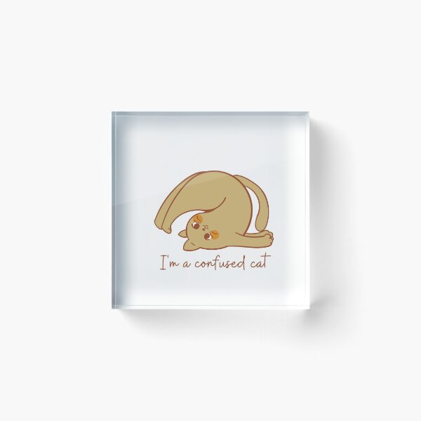 Item preview, I'm a confused cat designed and sold by discoverystore.