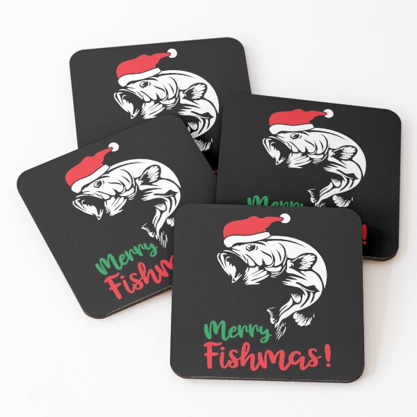 Item preview, Merry Fishmas Funny Fishing Christmas designed and sold by OrnamentallyYou.