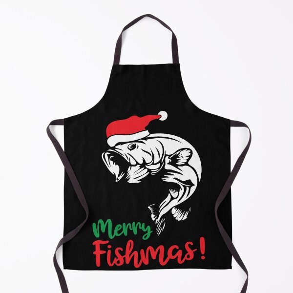 Item preview, Merry Fishmas Funny Fishing Christmas designed and sold by OrnamentallyYou.