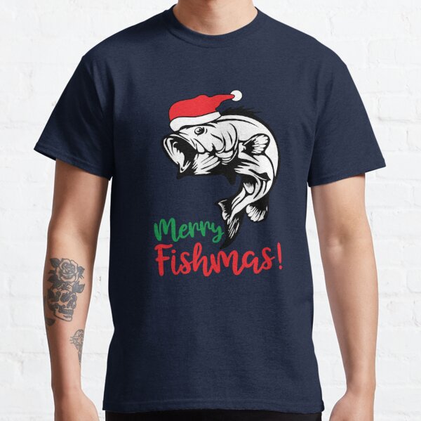 Magellan Outdoors Boys' Holiday Merry Fishmas Long Sleeve Graphic T-shirt