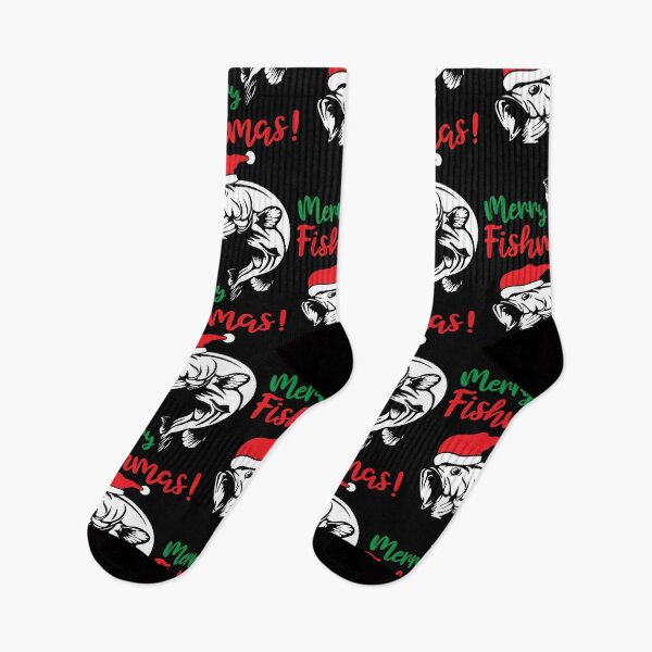 Item preview, Merry Fishmas Funny Fishing Christmas designed and sold by OrnamentallyYou.