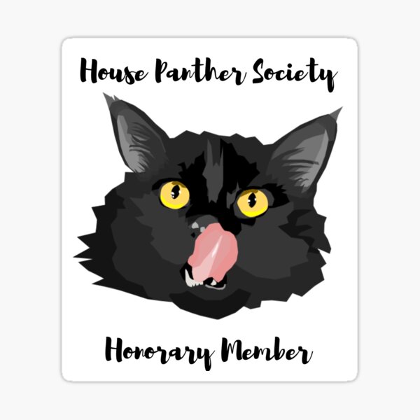 House Panther Society Sticker