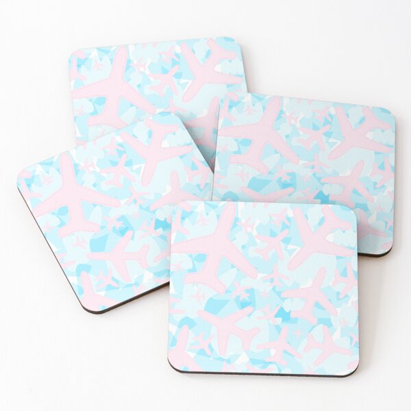 Item preview, Pink Airplane Pattern designed and sold by AviationDecor.