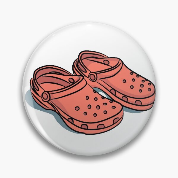 Item preview, Peach Crocs Shoe designed and sold by the_ graphicsgal.
