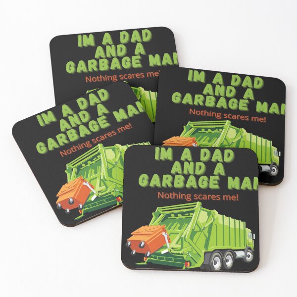 Item preview, I'm a dad and a garbage man, nothing scares me designed and sold by FACELESS MONKEY.