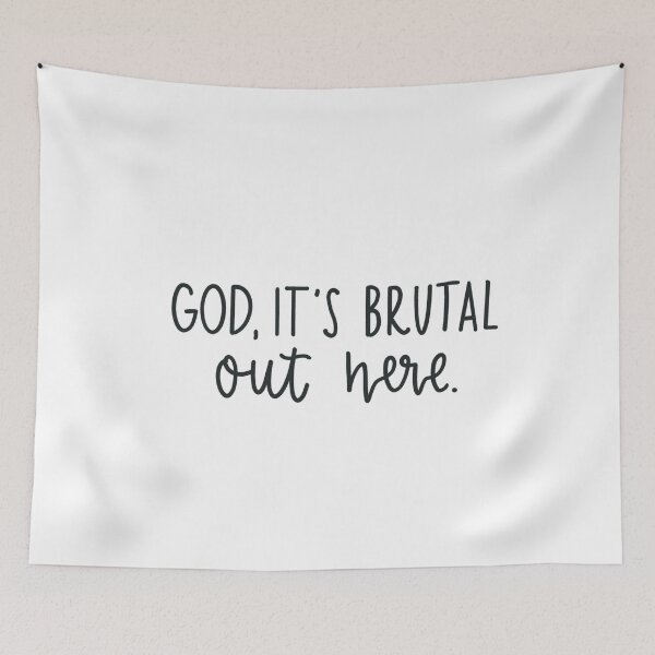 Item preview, god, its brutal out here designed and sold by sarahlynndesign.