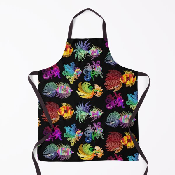 Item preview, Multi-color Fancy Fish by Heather Nafe Art designed and sold by HeatherNafeArt.