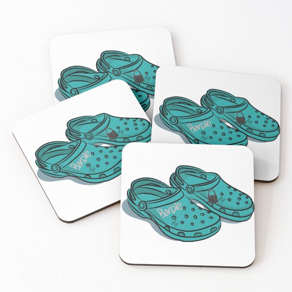 Item preview, Teal Crocs Shoe designed and sold by the_ graphicsgal.