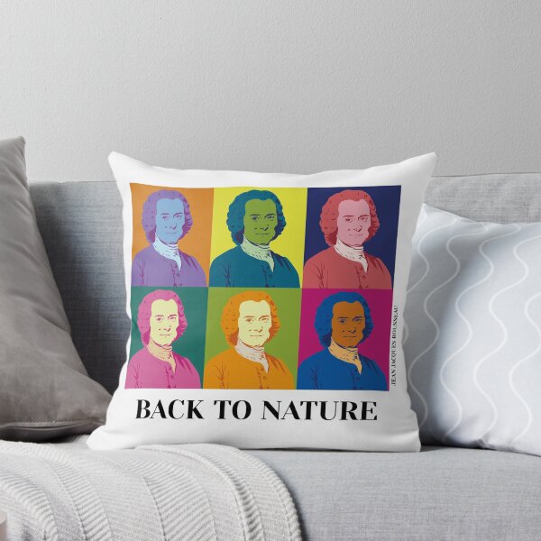 Item preview, philosopher, pop art Jean Jacques Rousseau, back to nature designed and sold by challengecafe.