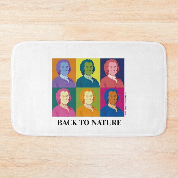 Item preview, philosopher, pop art Jean Jacques Rousseau, back to nature designed and sold by challengecafe.