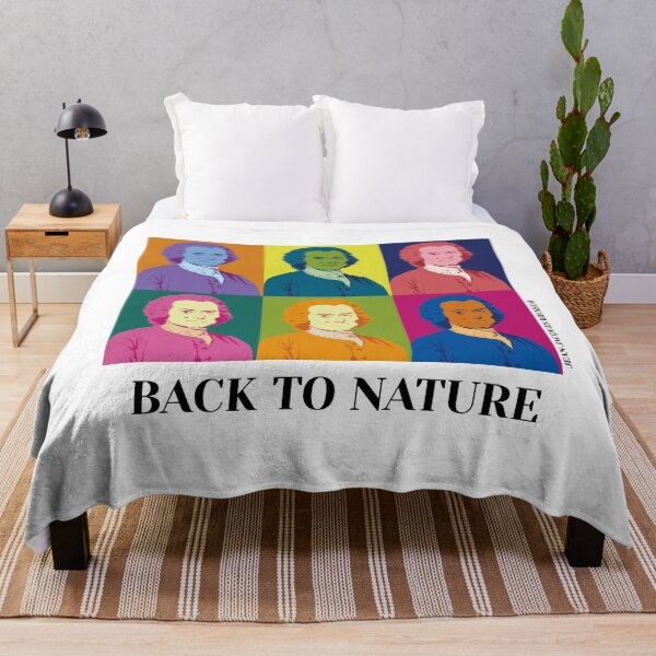 Item preview, philosopher, pop art Jean Jacques Rousseau, back to nature designed and sold by challengecafe.