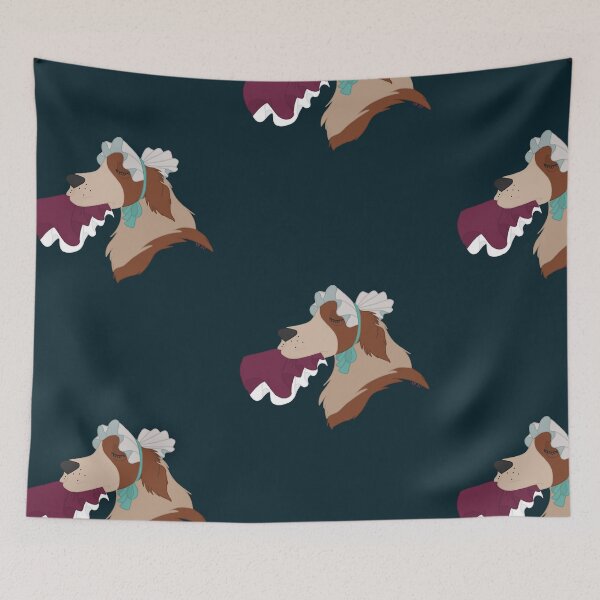 Item preview, Nana with Blanket Teal Background  designed and sold by dreamdrawer15.