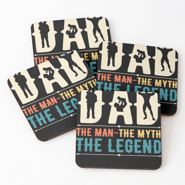 Item preview, Dad The Man The Myth The Legend Vintage Retro designed and sold by retrodesigner14.