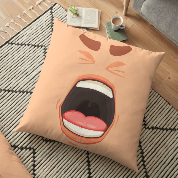 Roblox Face Pillows Cushions Redbubble - roblox chill face pillow