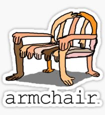 armchair Sticker