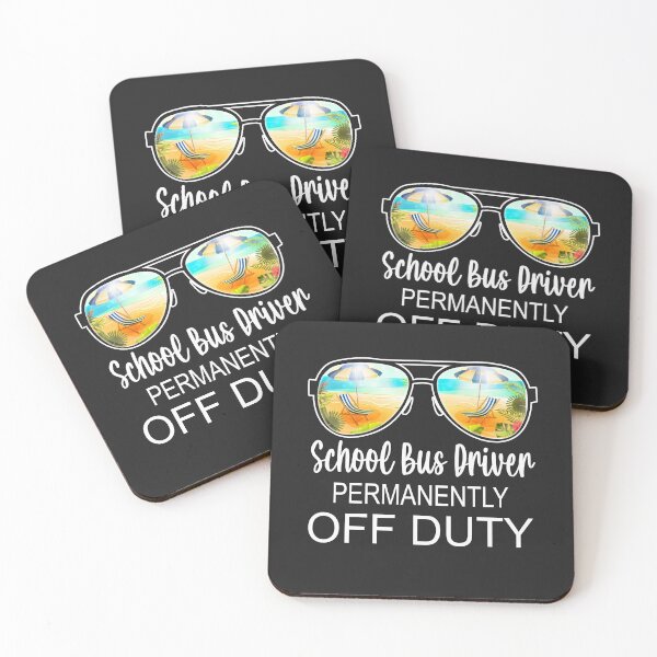 Item preview, School Bus Driver Permanently Off Duty designed and sold by SpecialGift79.