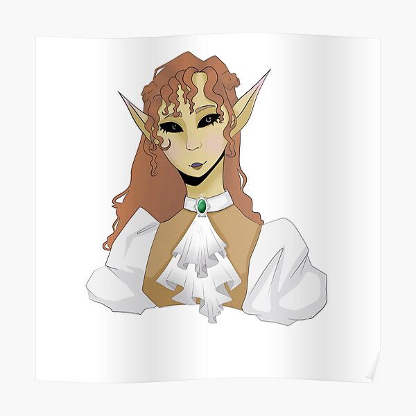 Feyne My Friend's DND Character Poster