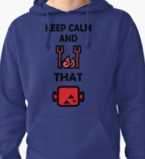 Keep Calm and BBQ that Meat Pullover Hoodie