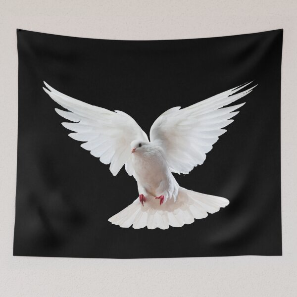 Item preview, White pigeon designed and sold by RanBanda.